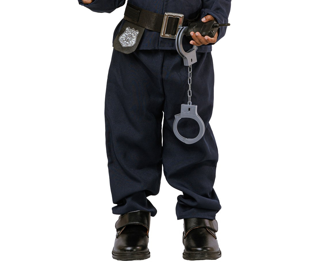 Role play set for kids Elegant Policeman (shirt, pants, belt, cap, handcuffs, walkie talkie, baton), size 92/104